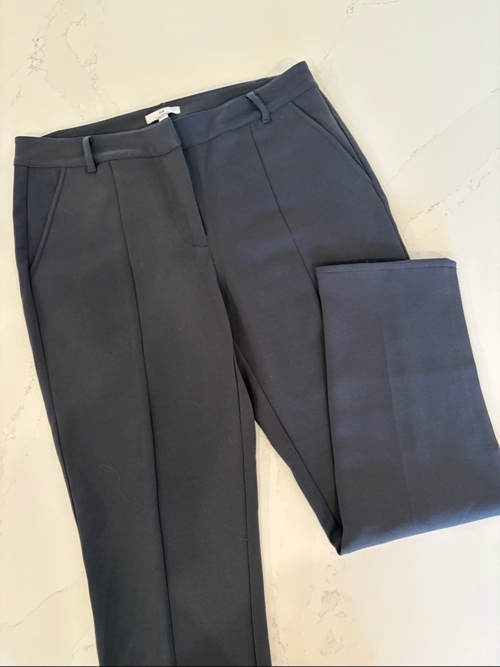 Halston Gray Tailored Trousers Pants size 8
